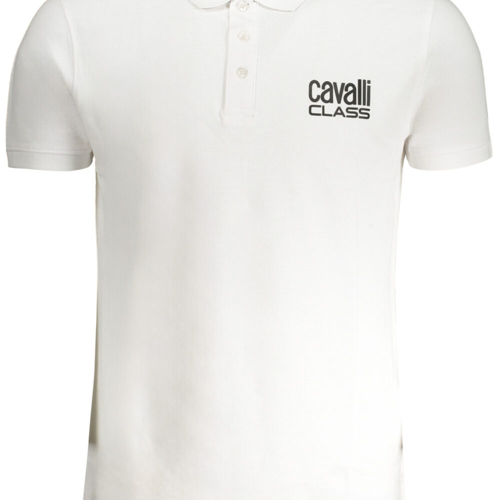 CAVALLI CLASS POLO MANICHE CORTE UOMO BIANCO