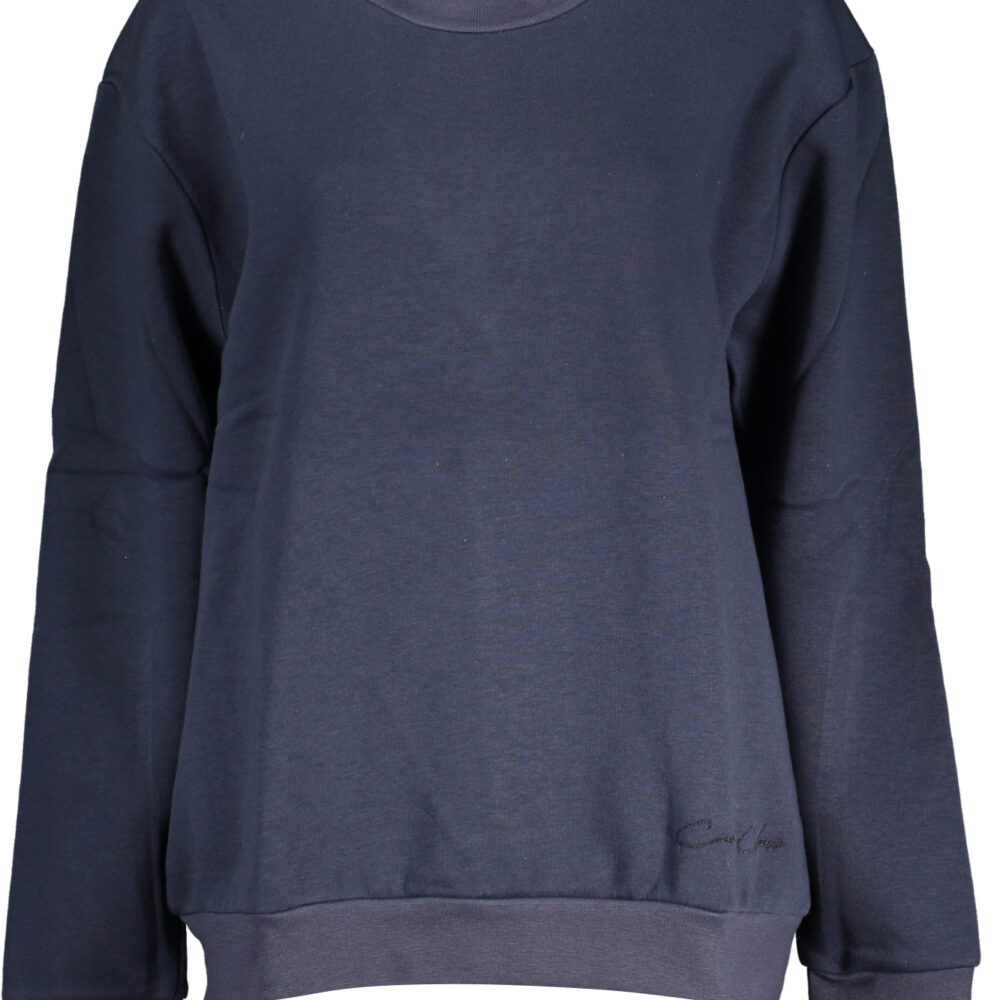 CAVALLI CLASS FELPA SENZA ZIP DONNA BLU