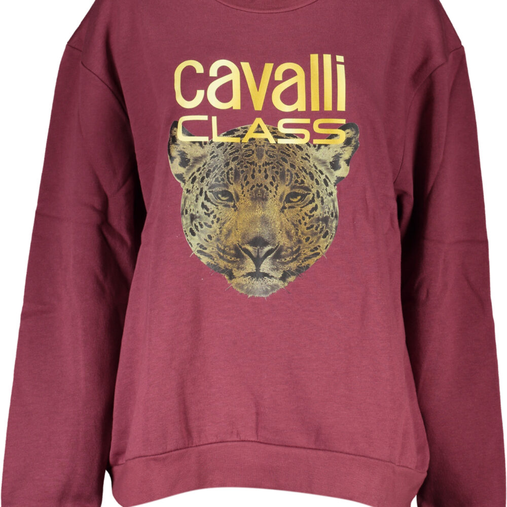 CAVALLI CLASS FELPA SENZA ZIP DONNA VIOLA