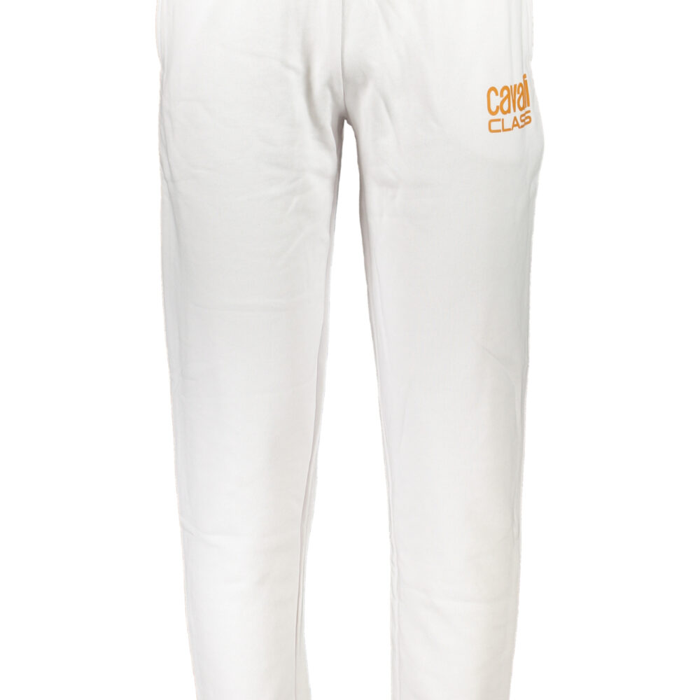 CAVALLI CLASS PANTALONE UOMO BIANCO