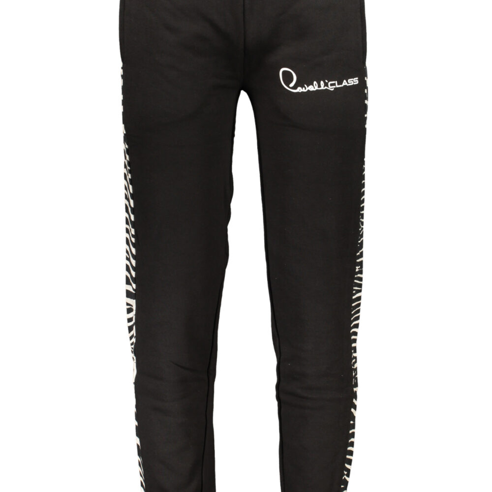 CAVALLI CLASS PANTALONE UOMO NERO