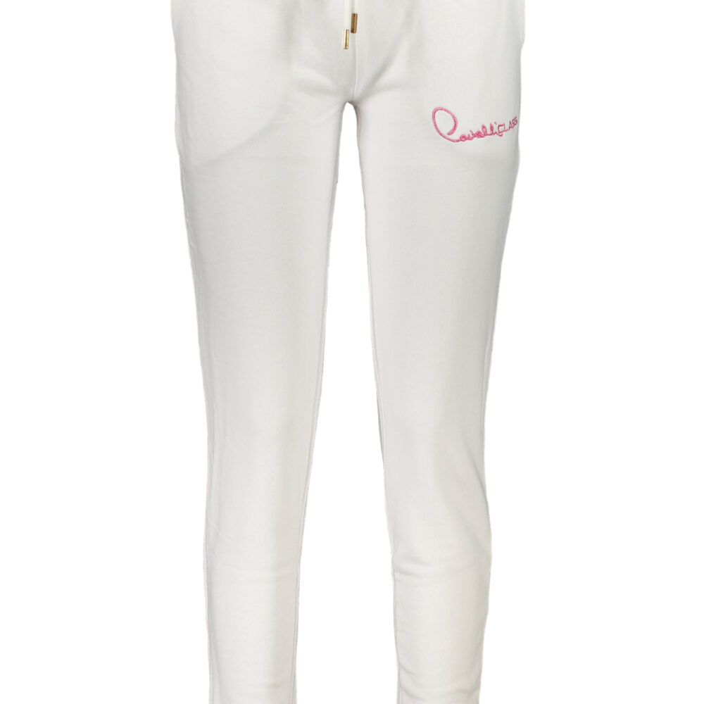 CAVALLI CLASS PANTALONE DONNA BIANCO