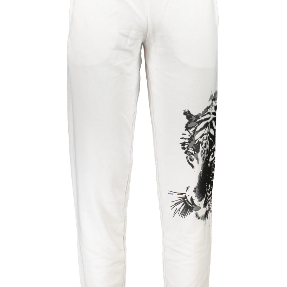 CAVALLI CLASS PANTALONE UOMO BIANCO