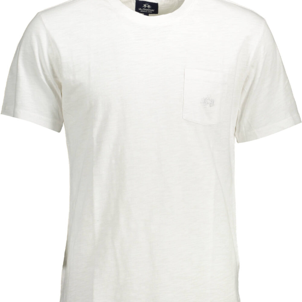 LA MARTINA T-SHIRT MANICHE CORTE UOMO BIANCO