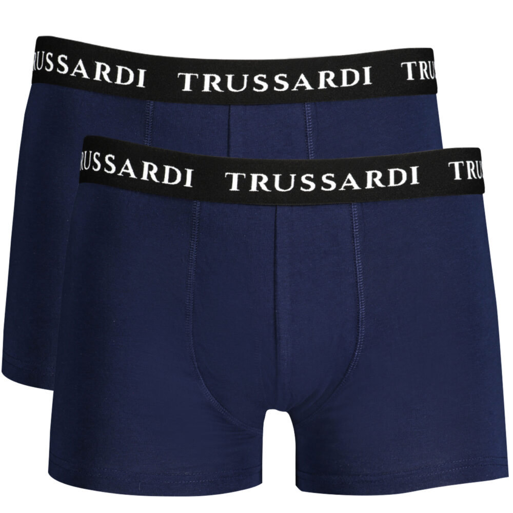 TRUSSARDI BOXER UOMO BLU