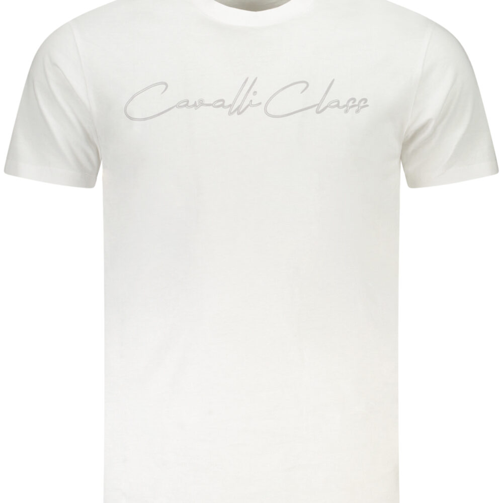 CAVALLI CLASS T-SHIRT MANICHE CORTE UOMO BIANCO