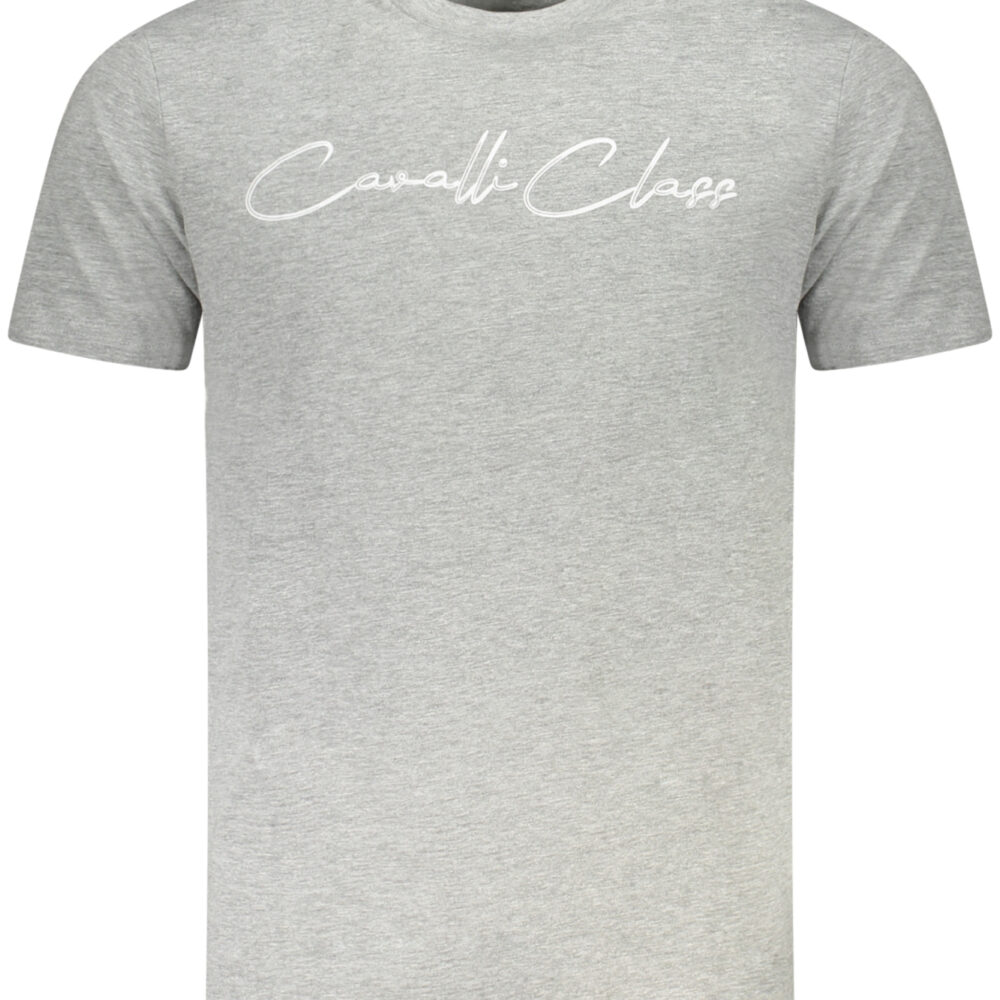 CAVALLI CLASS T-SHIRT MANICHE CORTE UOMO GRIGIO