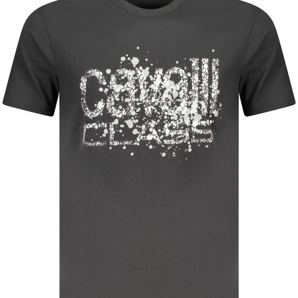 CAVALLI CLASS T-SHIRT MANICHE CORTE UOMO NERO