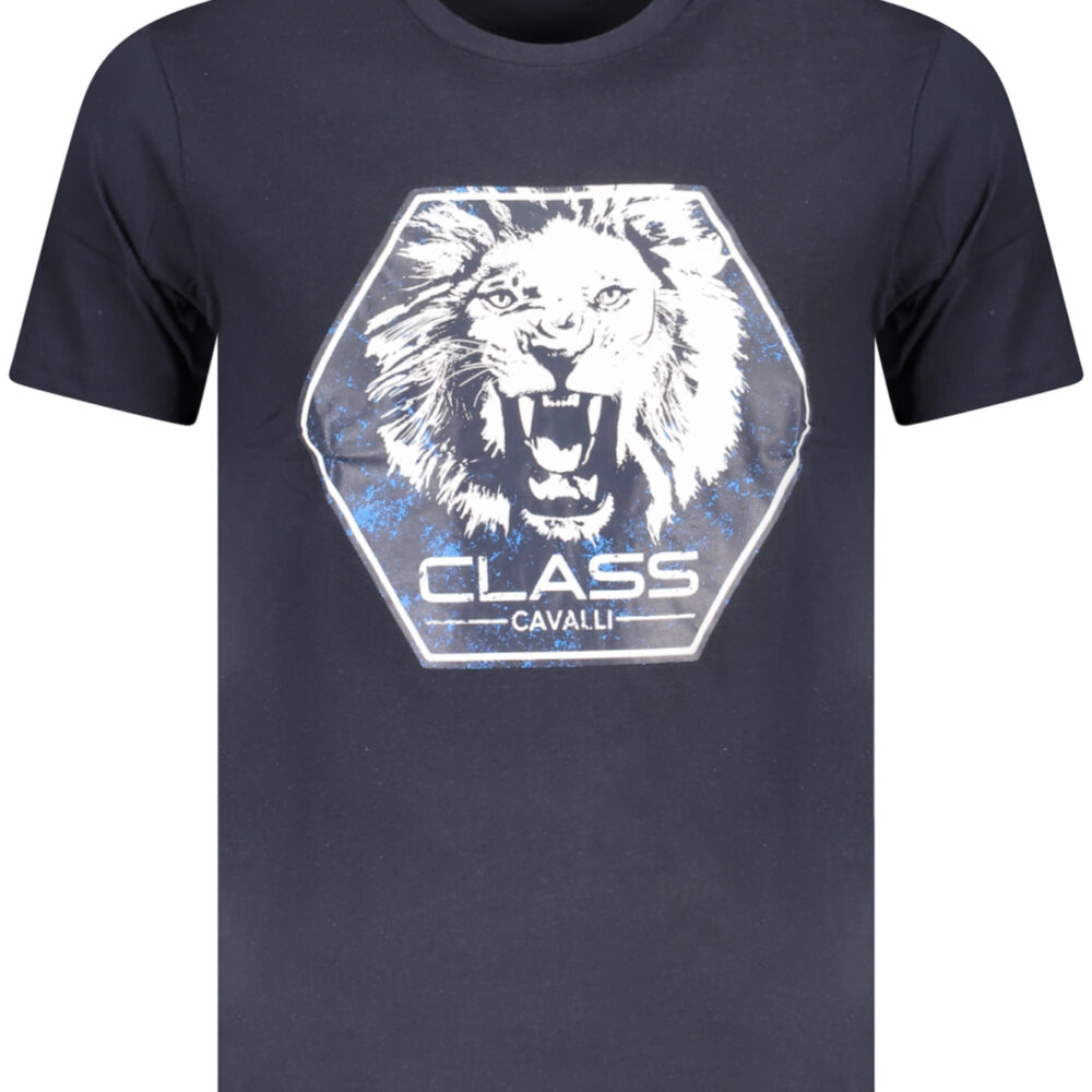CAVALLI CLASS T-SHIRT MANICHE CORTE UOMO BLU