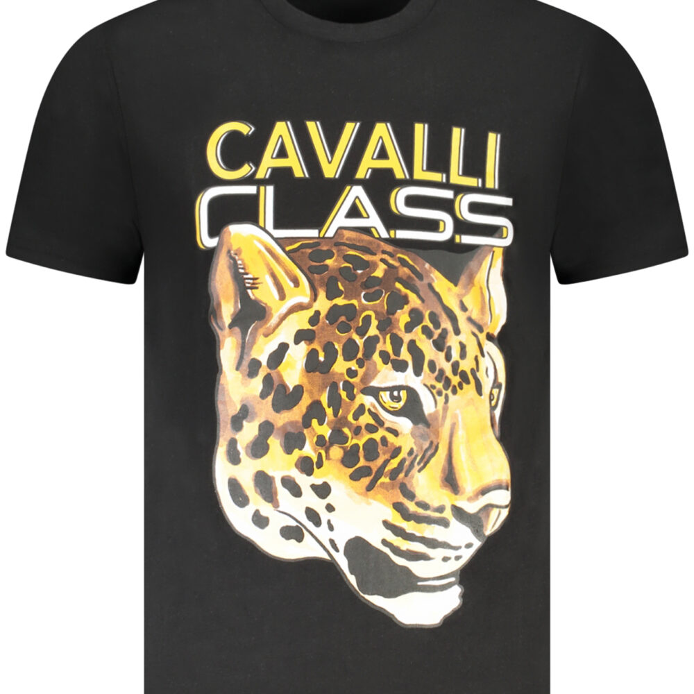 CAVALLI CLASS T-SHIRT MANICHE CORTE UOMO NERO