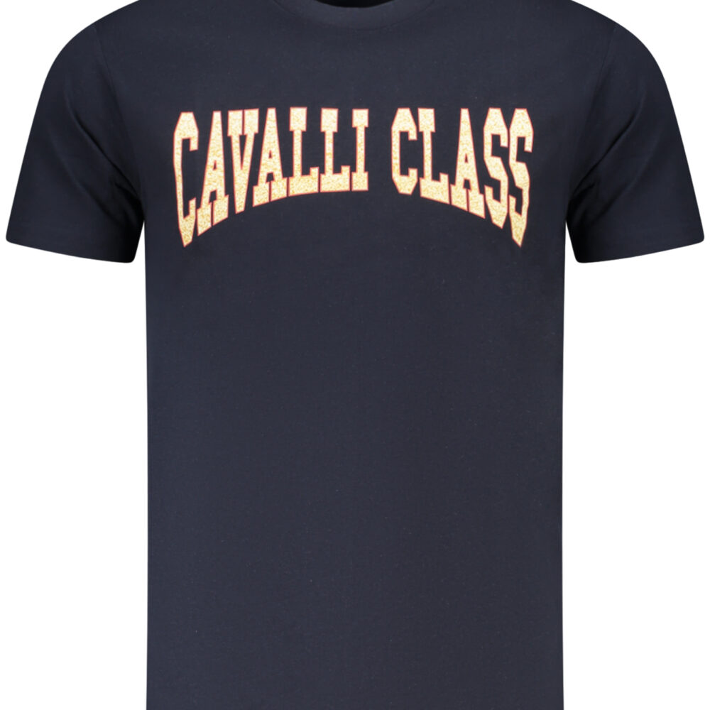 CAVALLI CLASS T-SHIRT MANICHE CORTE UOMO BLU