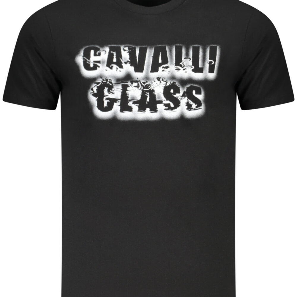 CAVALLI CLASS T-SHIRT MANICHE CORTE UOMO NERO
