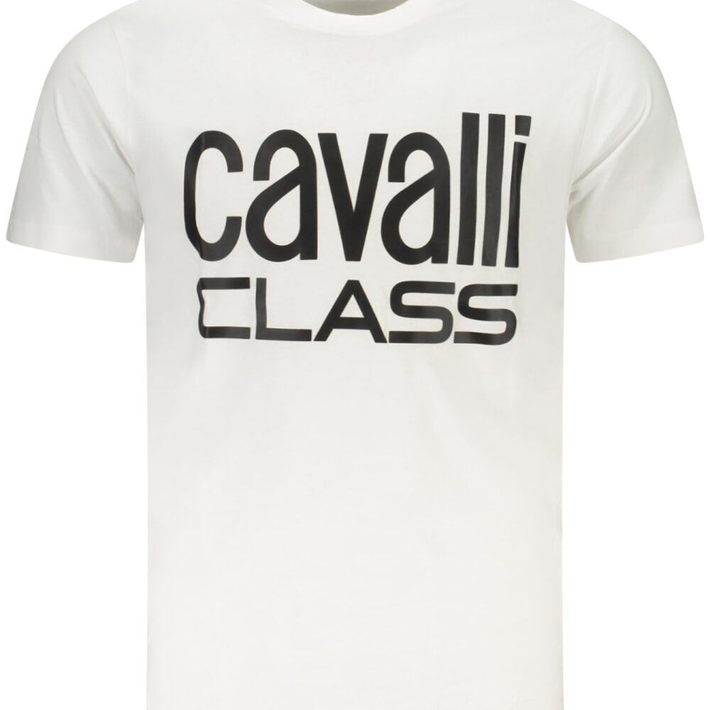 CAVALLI CLASS T-SHIRT MANICHE CORTE UOMO BIANCO