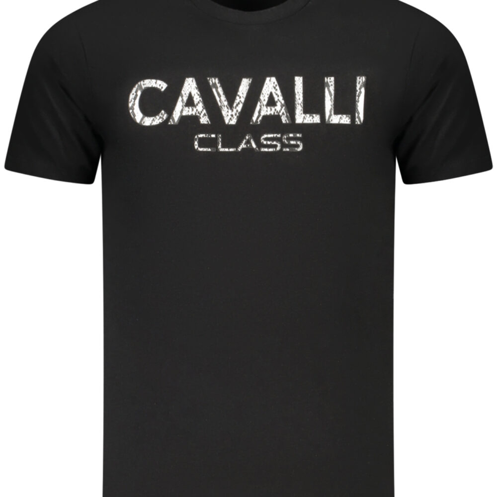 CAVALLI CLASS T-SHIRT MANICHE CORTE UOMO NERO