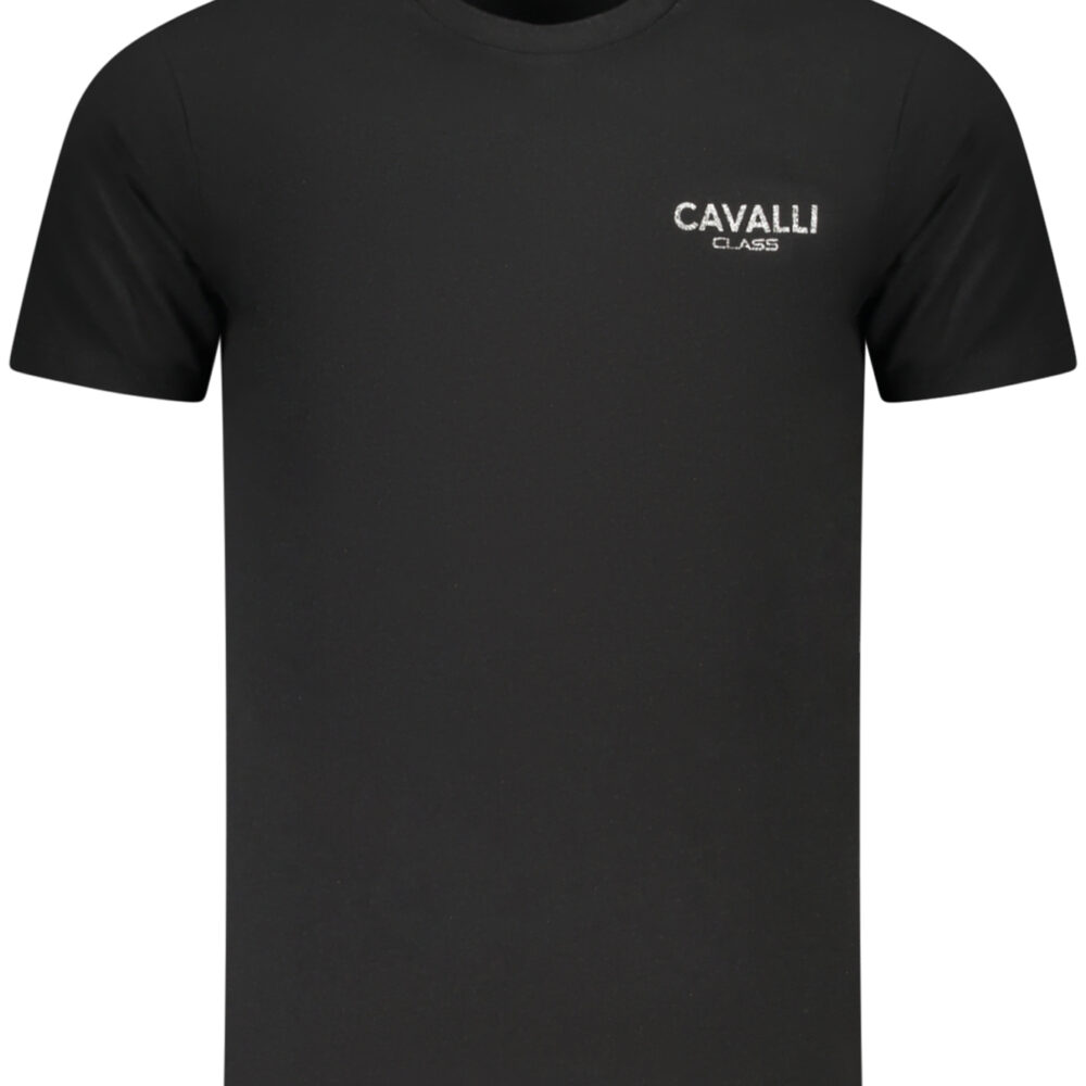 CAVALLI CLASS T-SHIRT MANICHE CORTE UOMO NERO