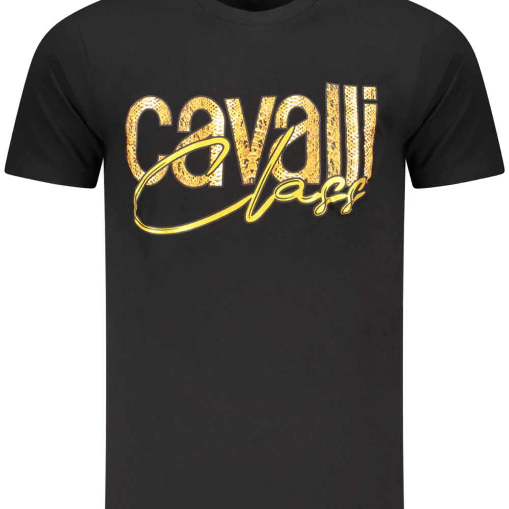CAVALLI CLASS T-SHIRT MANICHE CORTE UOMO NERO