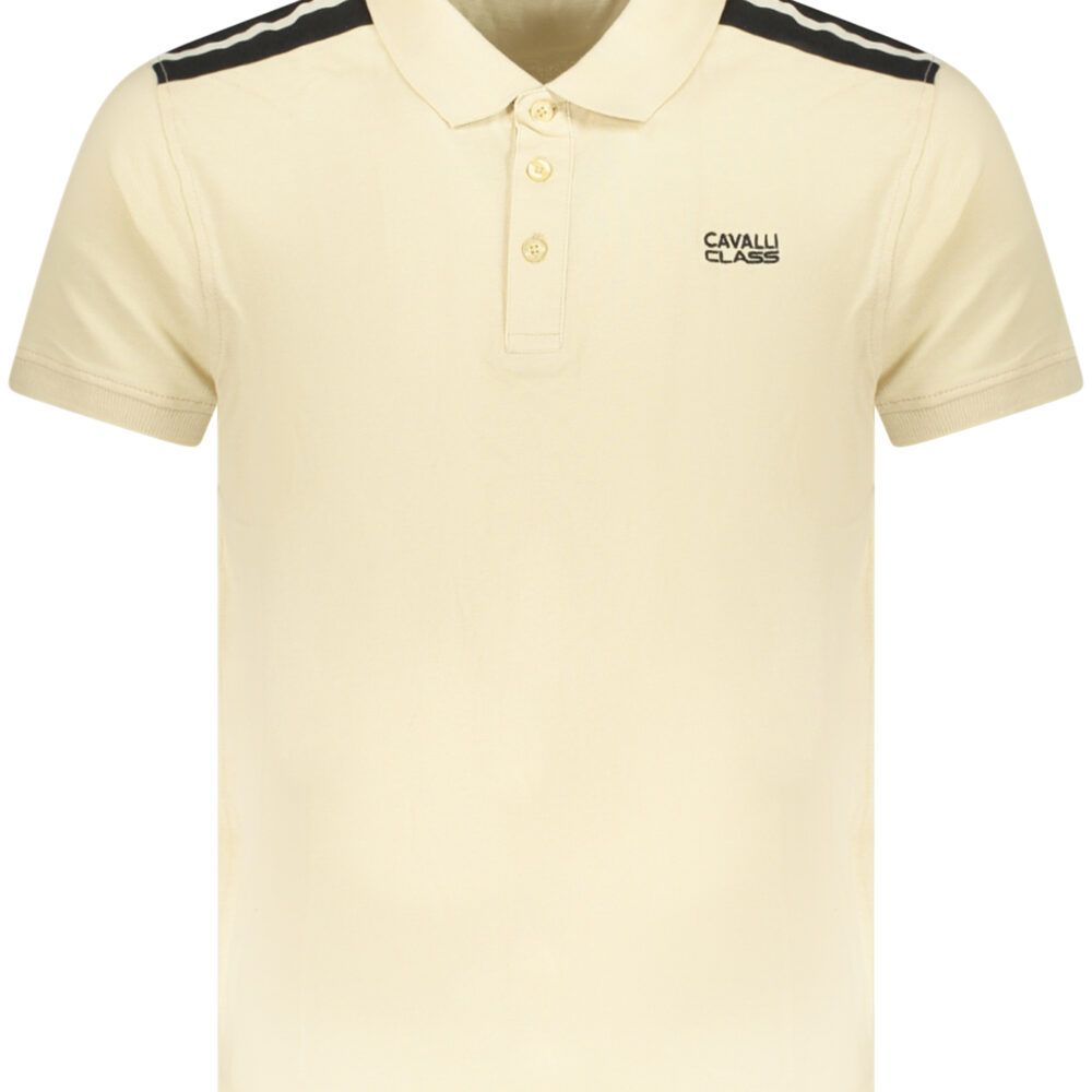 CAVALLI CLASS POLO MANICHE CORTE UOMO BEIGE