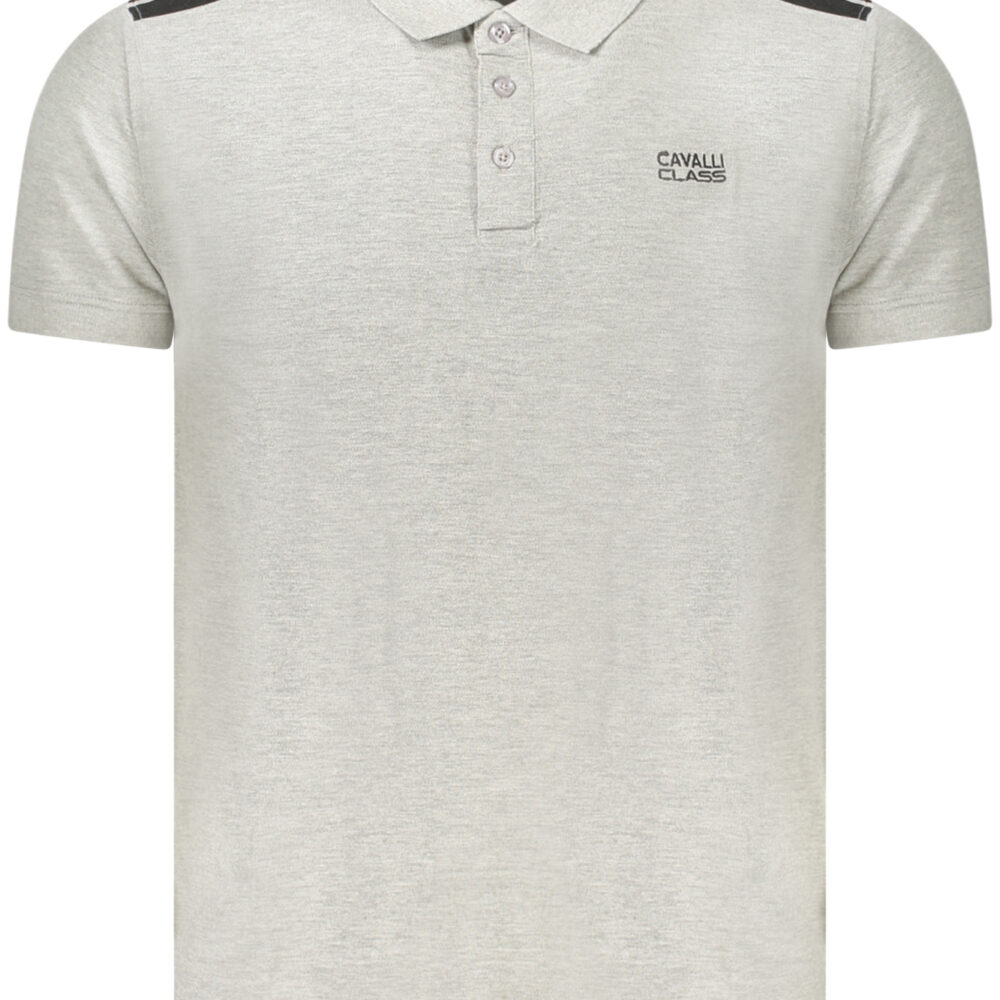 CAVALLI CLASS POLO MANICHE CORTE UOMO GRIGIO