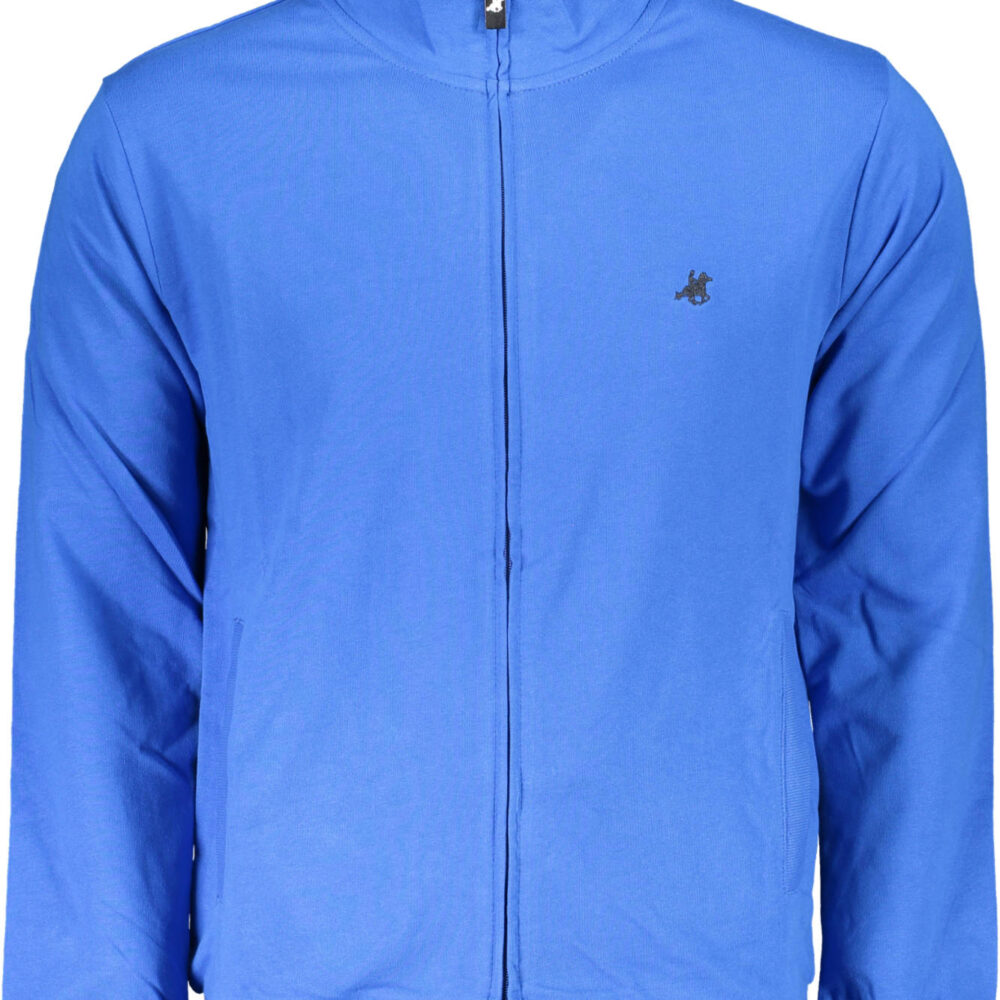 U.S. GRAND POLO FELPA CON ZIP UOMO BLU