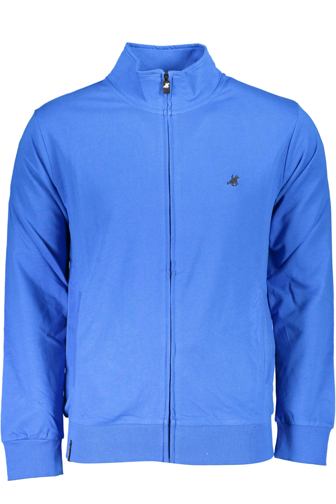 U.S. GRAND POLO FELPA CON ZIP UOMO BLU