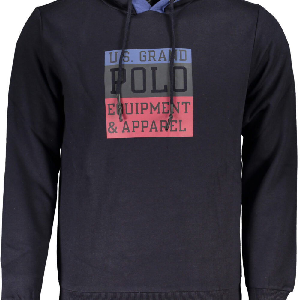 U.S. GRAND POLO FELPA SENZA ZIP UOMO BLU