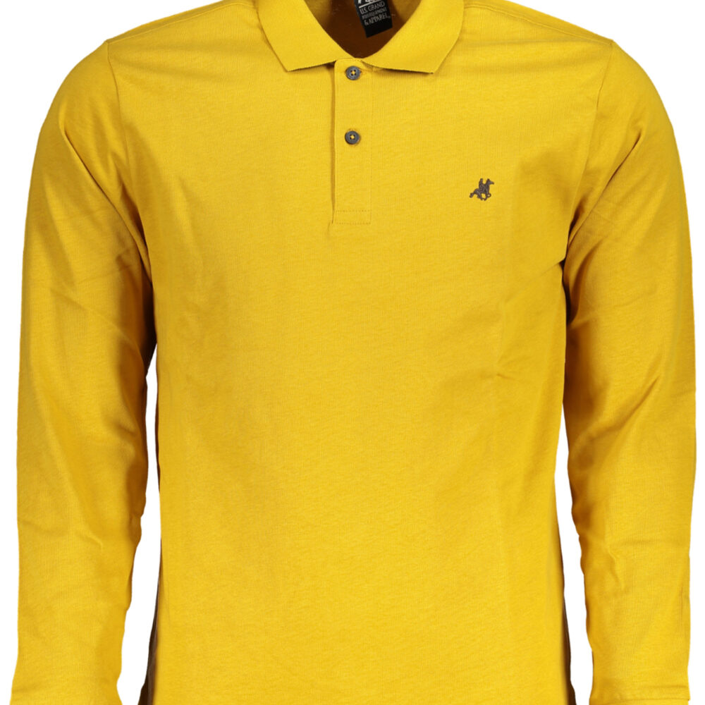 U.S. GRAND POLO POLO MANICHE LUNGHE UOMO GIALLO