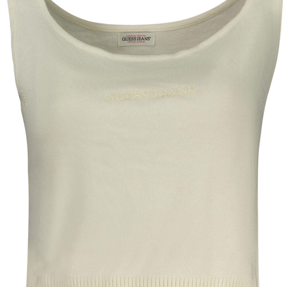 GUESS JEANS TOP DONNA BIANCO