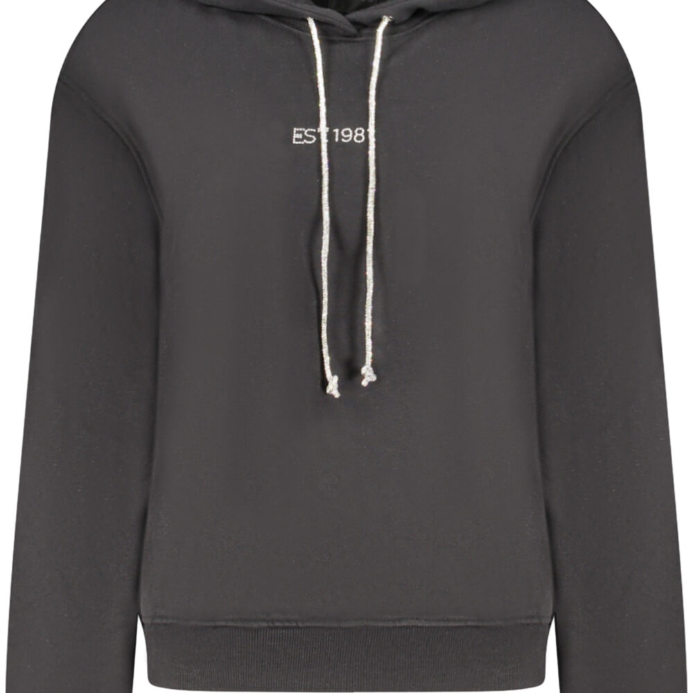 GUESS JEANS FELPA SENZA ZIP DONNA NERO