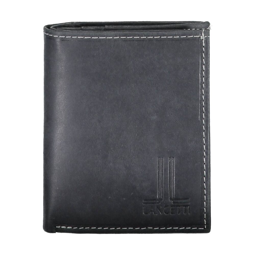 LANCETTI PORTAFOGLIO UOMO NERO