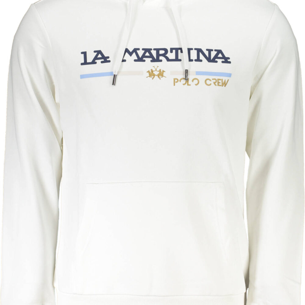 LA MARTINA FELPA SENZA ZIP UOMO BIANCO
