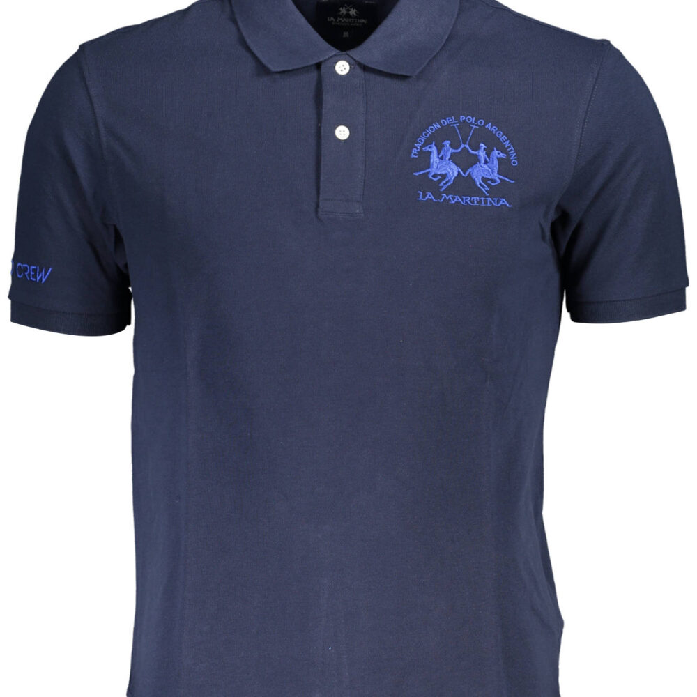 LA MARTINA POLO MANICHE CORTE UOMO BLU