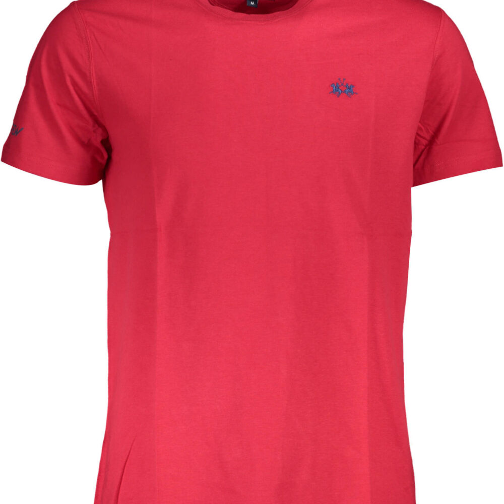 LA MARTINA T-SHIRT MANICHE CORTE UOMO ROSSO