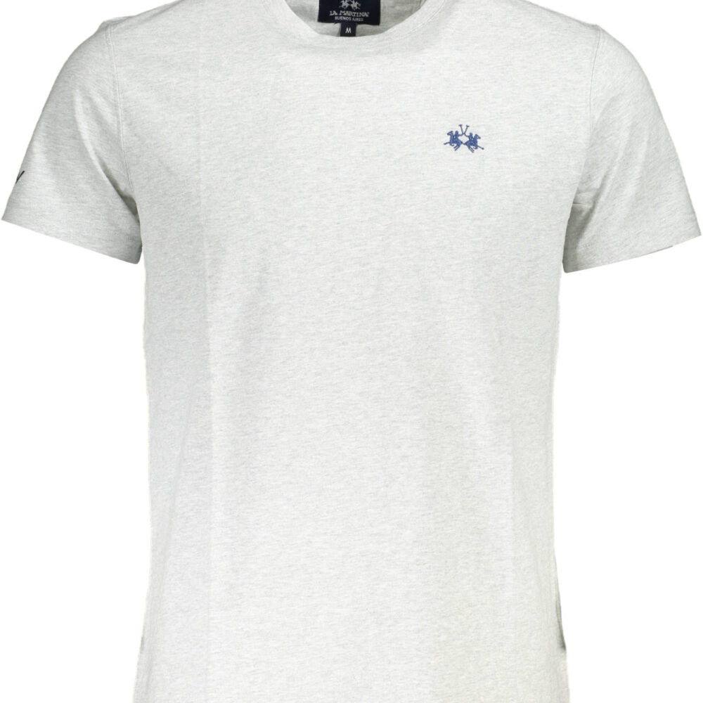LA MARTINA T-SHIRT MANICHE CORTE UOMO GRIGIO
