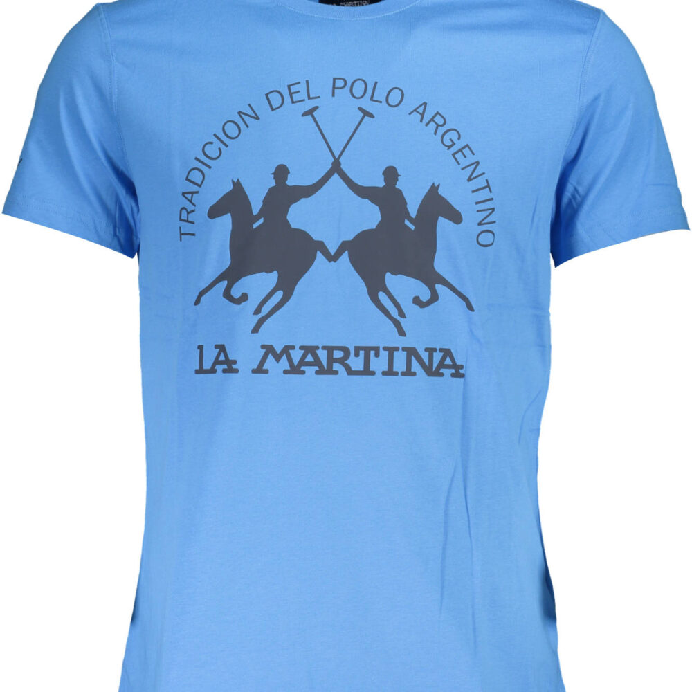 LA MARTINA T-SHIRT MANICHE CORTE UOMO BLU