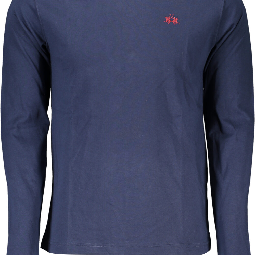 LA MARTINA T-SHIRT MANICHE LUNGHE UOMO BLU