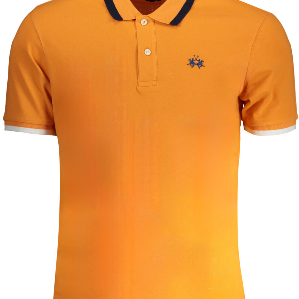 LA MARTINA POLO MANICHE CORTE UOMO ARANCIO