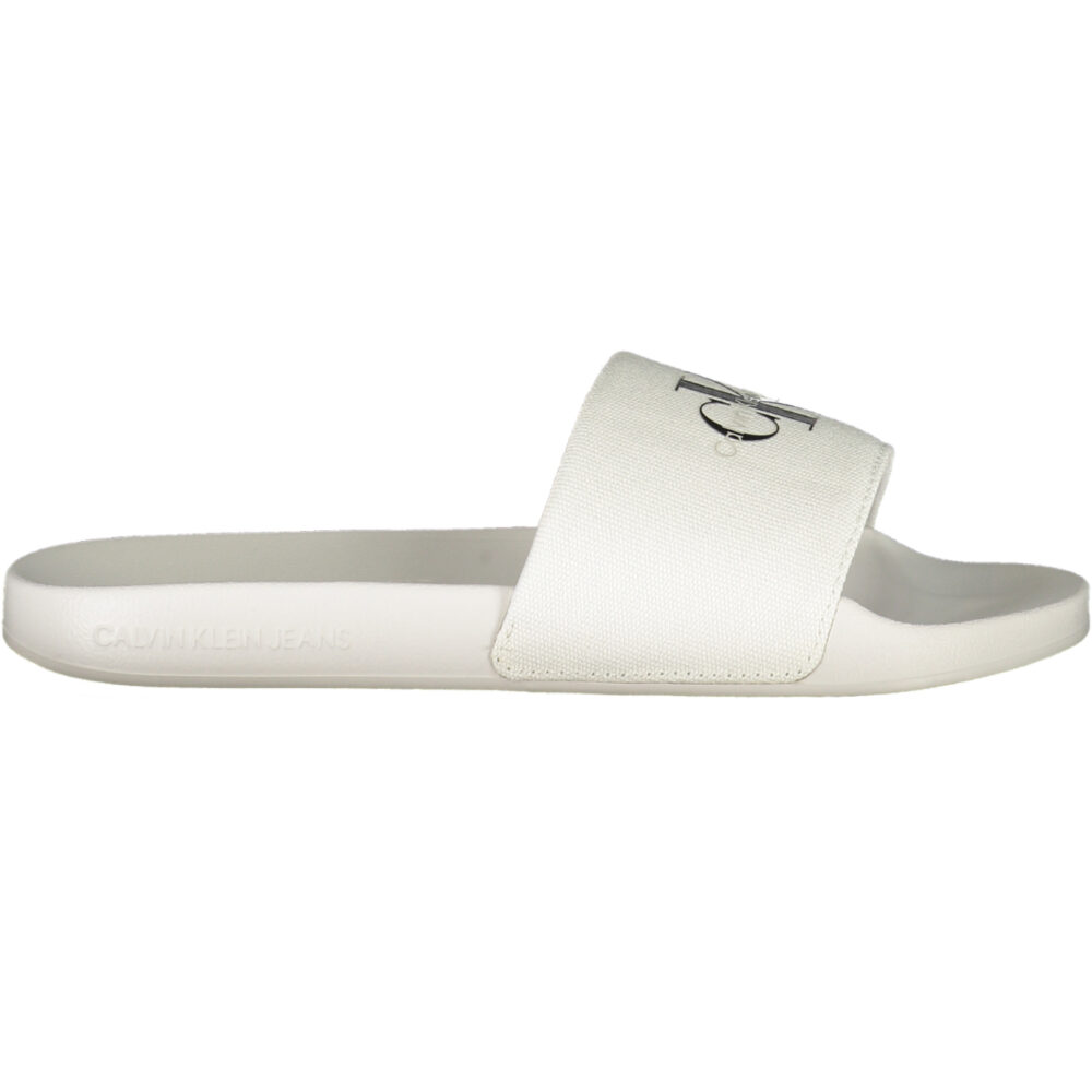 CALVIN KLEIN CALZATURA CIABATTA DONNA BIANCO