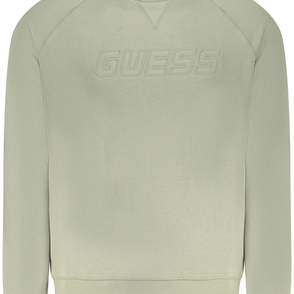 GUESS JEANS FELPA SENZA ZIP UOMO VERDE