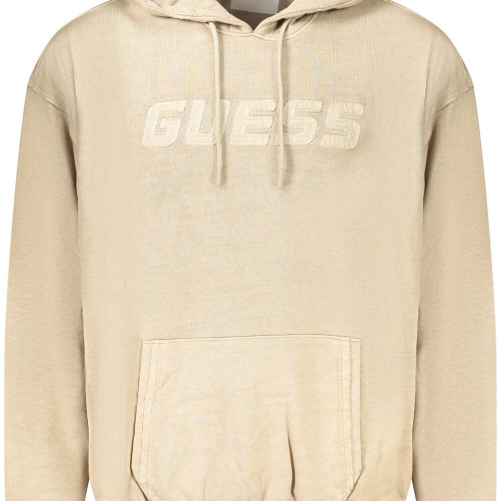 GUESS JEANS FELPA SENZA ZIP UOMO BEIGE