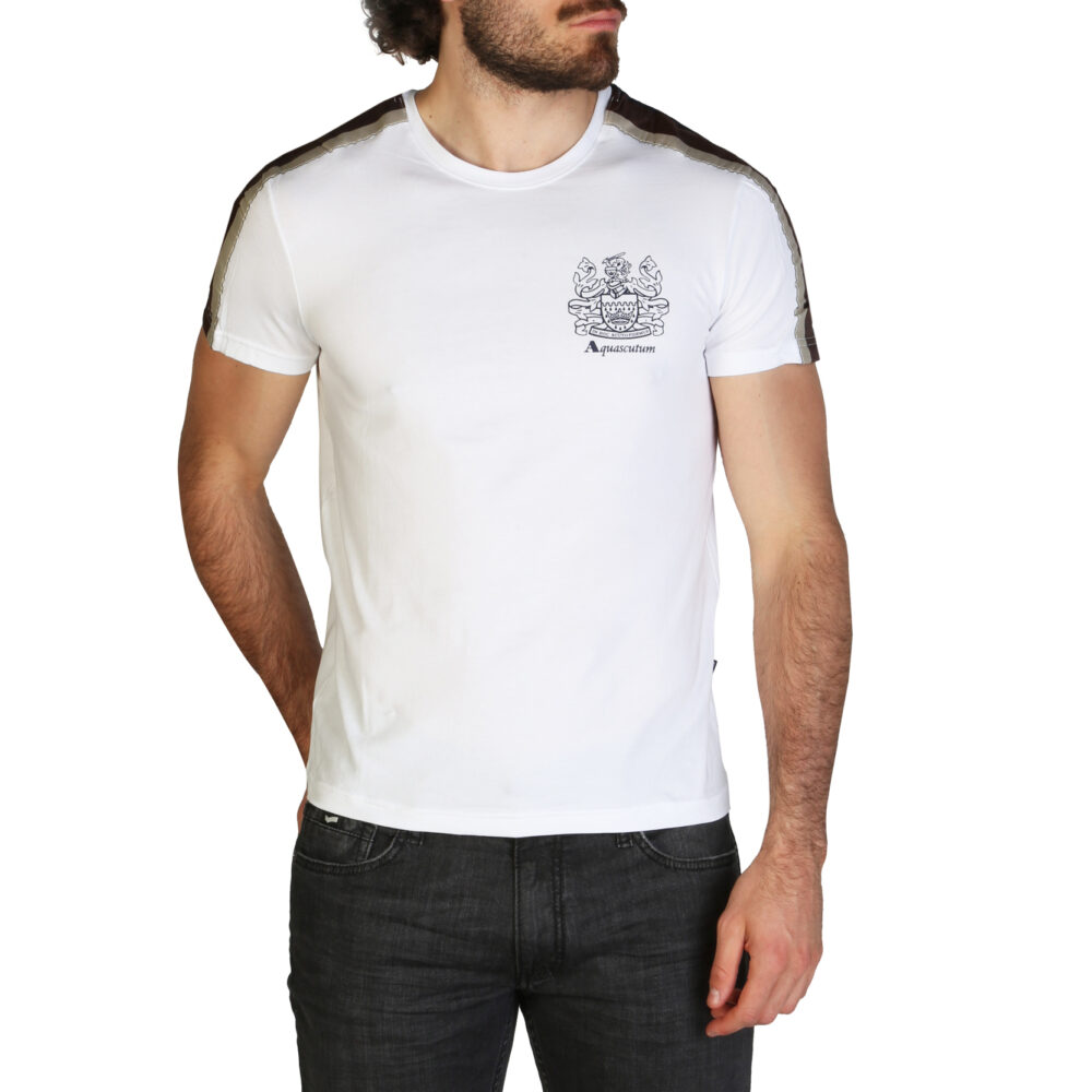 Aquascutum QMT017M0 Uomo Bianco 120013