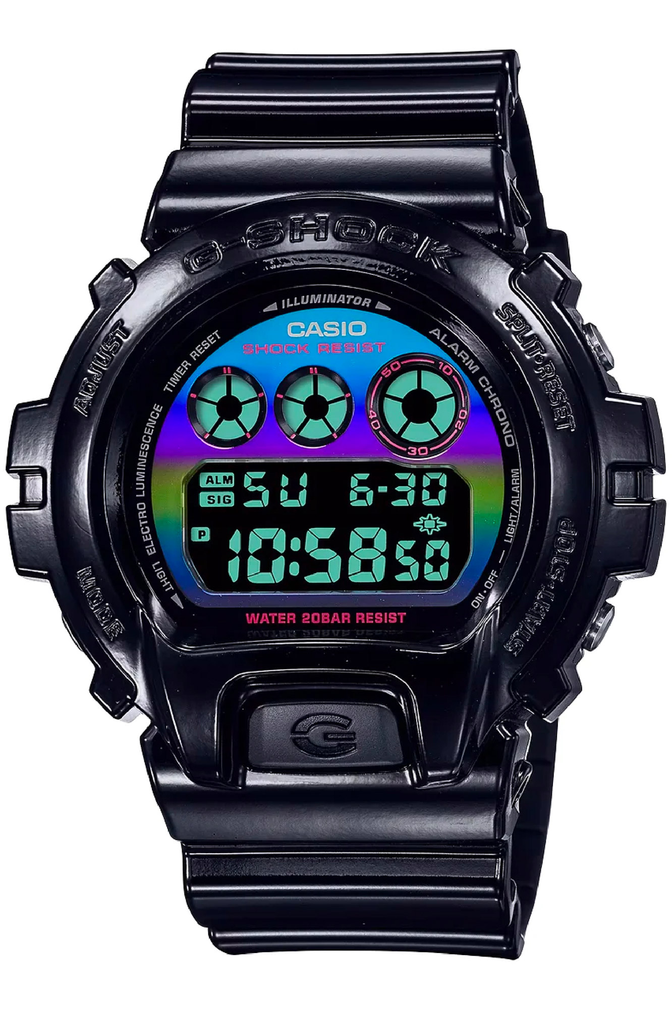 Casio DW-6900RGB Uomo Nero 141605
