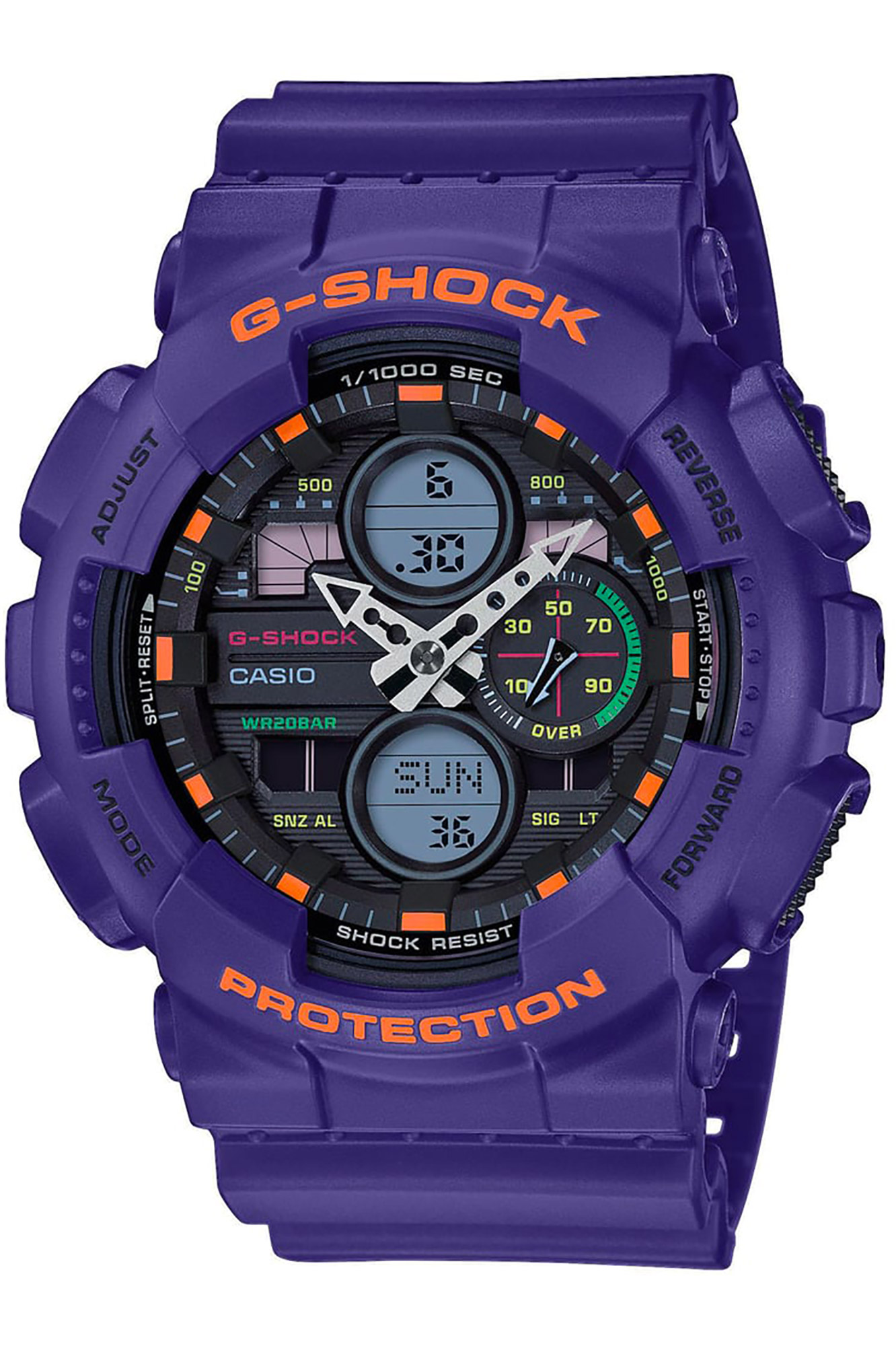Casio GA-140 Uomo Viola 141738