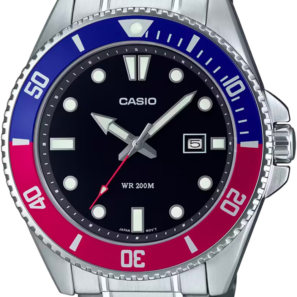 Casio MDV-107D Uomo Grigio 142211