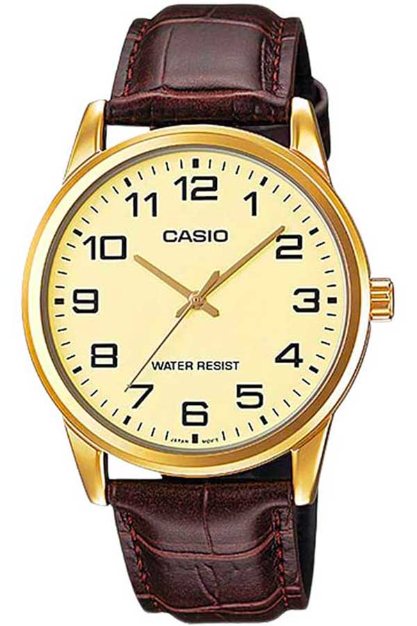 Casio MTP-V001GL-9B Uomo Marrone 142268