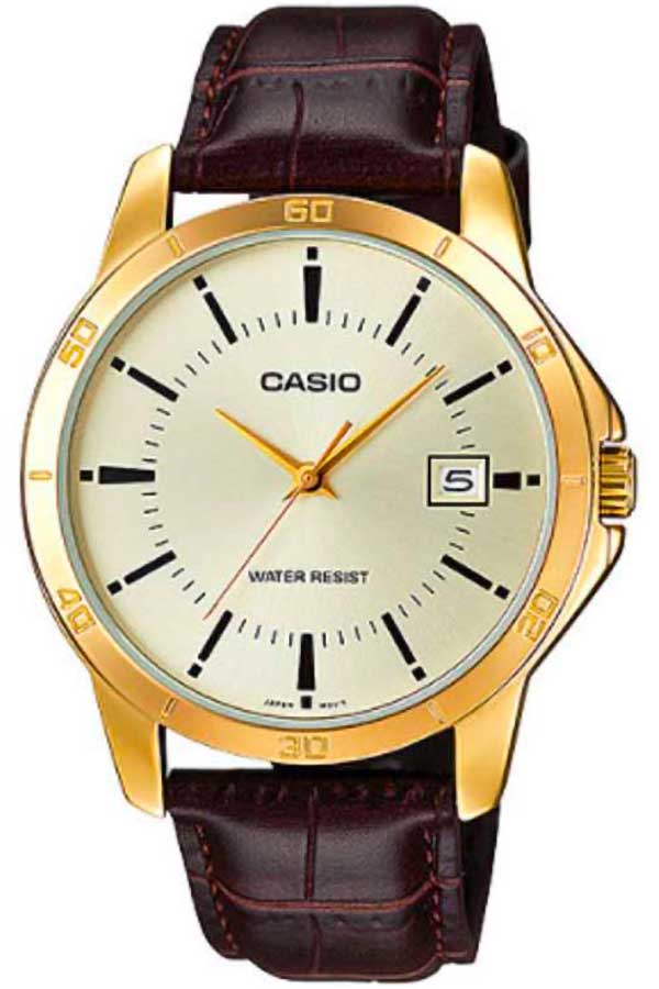 Casio MTP-V004GL-9A Uomo Marrone 142288