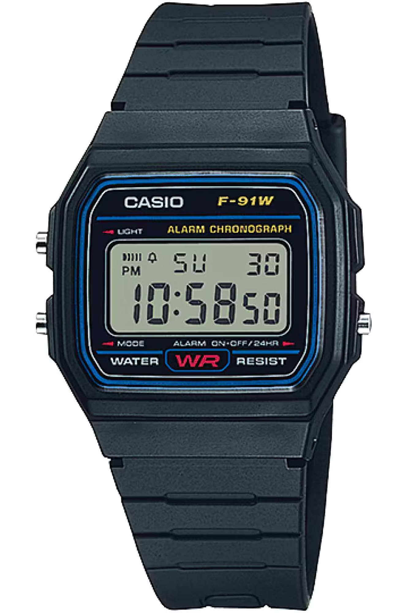 Casio F-91W-1YEG Unisex Nero 143886