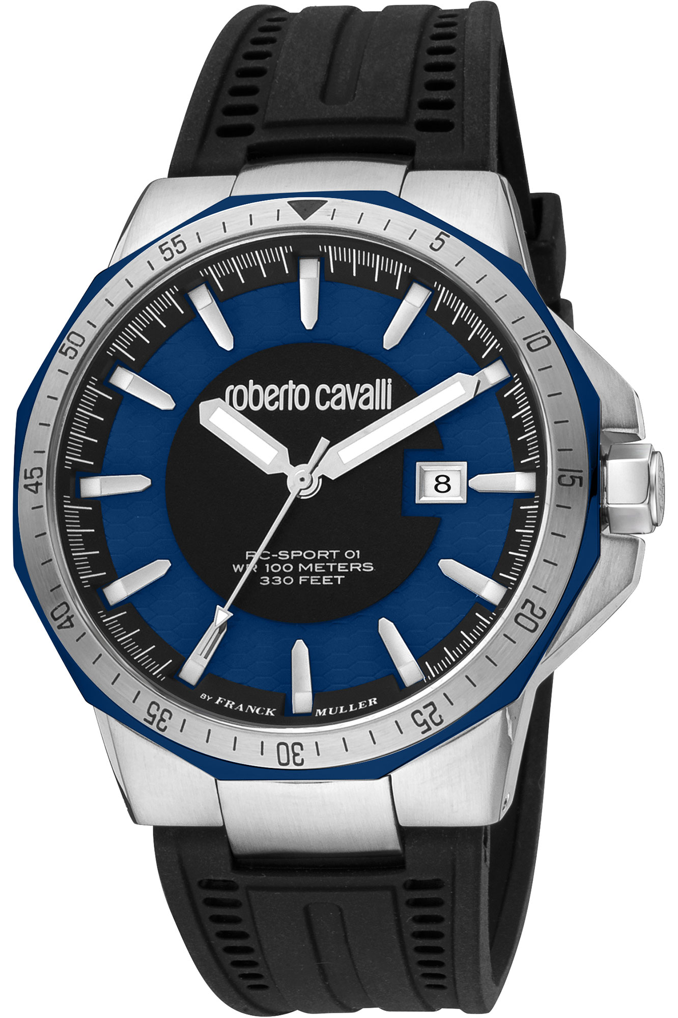 Roberto Cavalli By Franck Muller RV1G182P Uomo Nero 143976