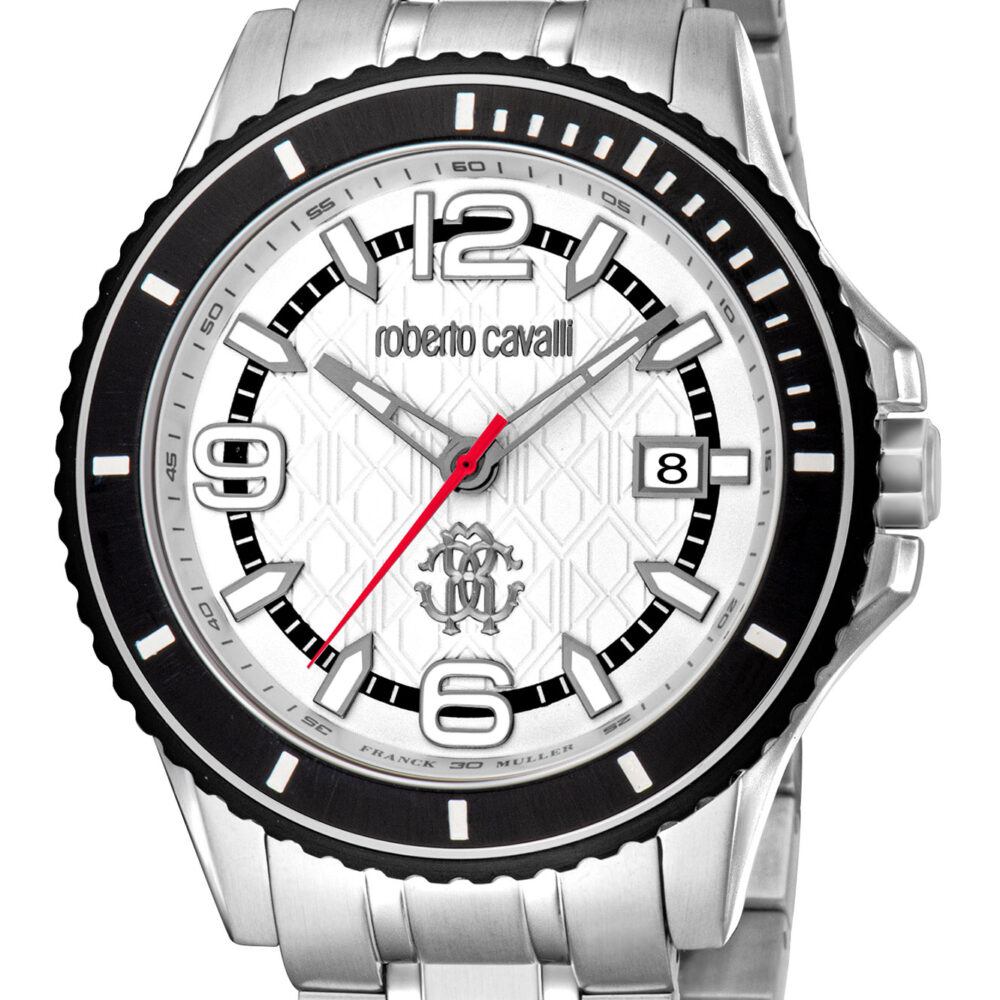 Roberto Cavalli By Franck Muller RV1G217M Uomo Grigio 143986