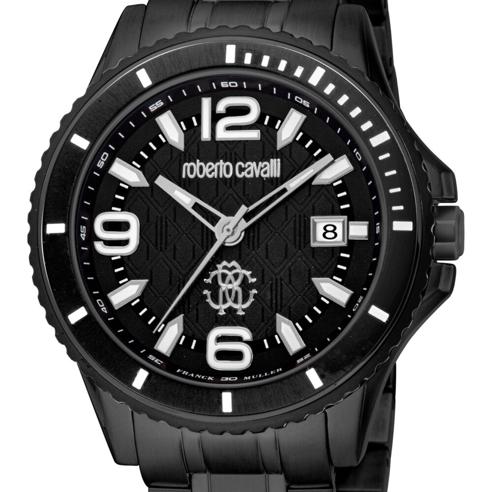 Roberto Cavalli By Franck Muller RV1G217M Uomo Nero 143988