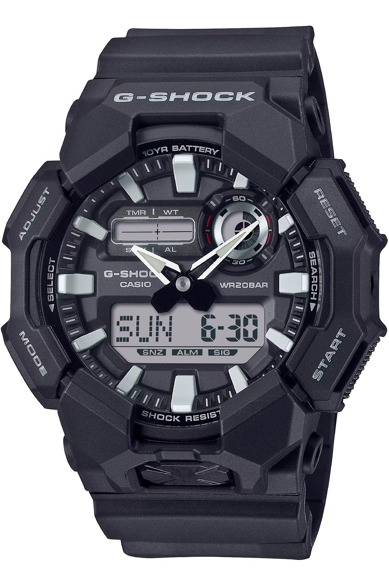 Casio GA-010-1AER Uomo Nero 148360